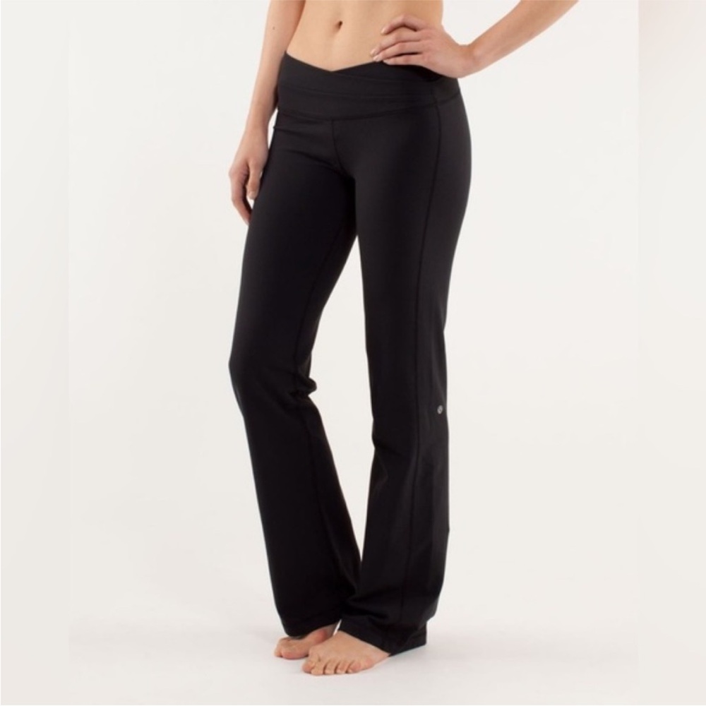 Lululemon Black Crossover Women's Yoga Pants